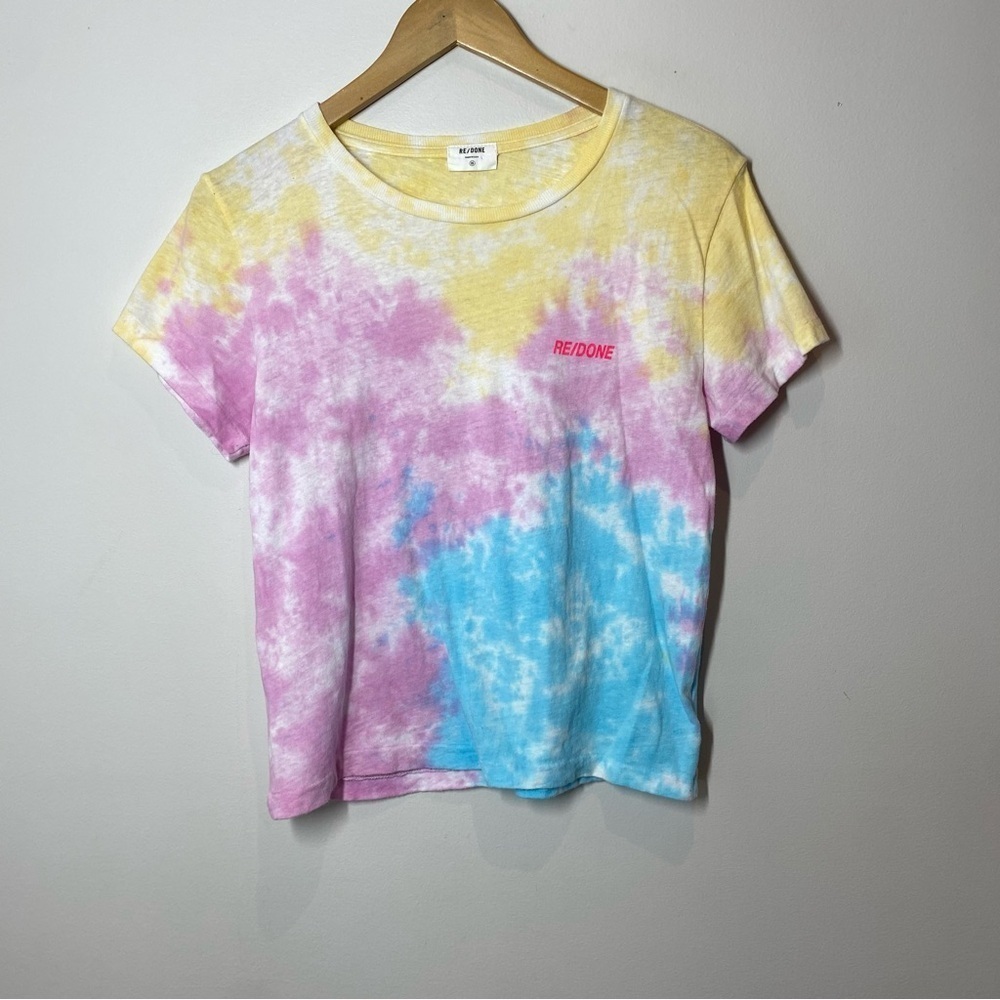 RE/DONE Classic Tee Tie Dye size XS - Picture 2 of 7